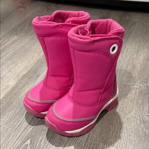 Lands’ End Pink Kids Winter Boots